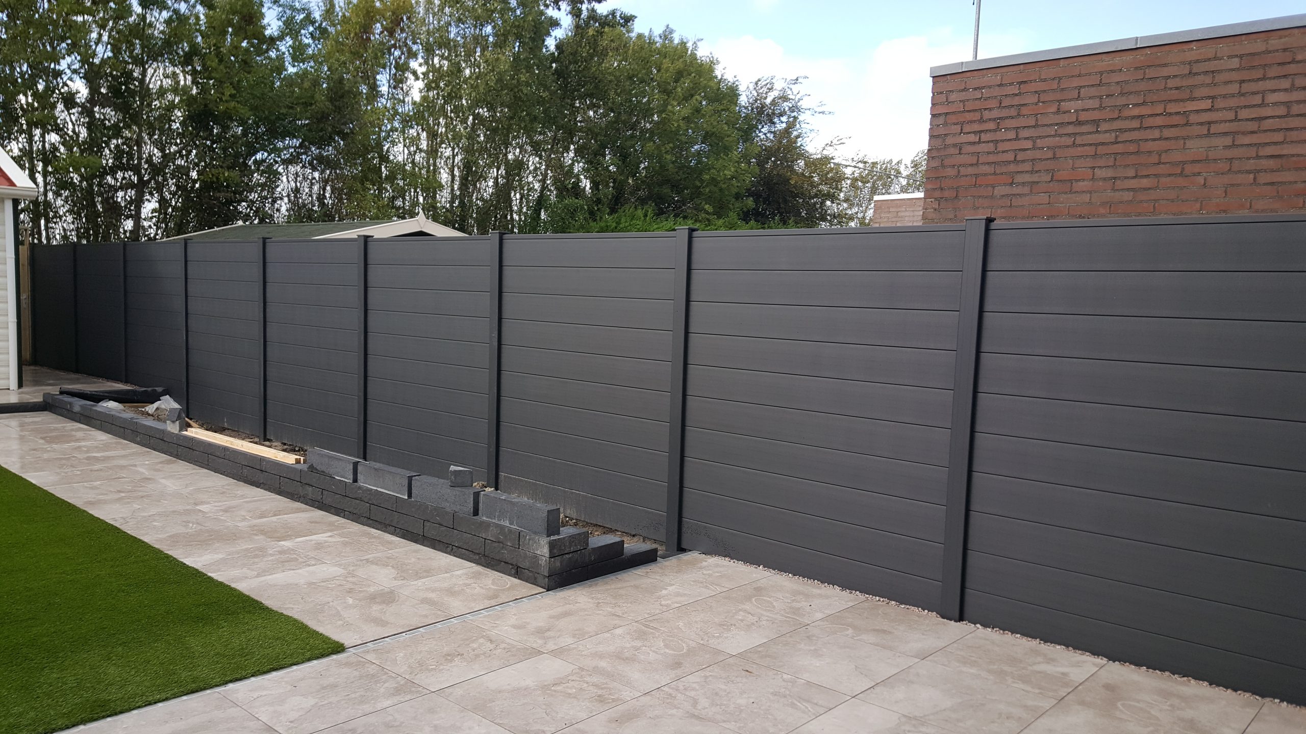 aluminium combischutting antraciet